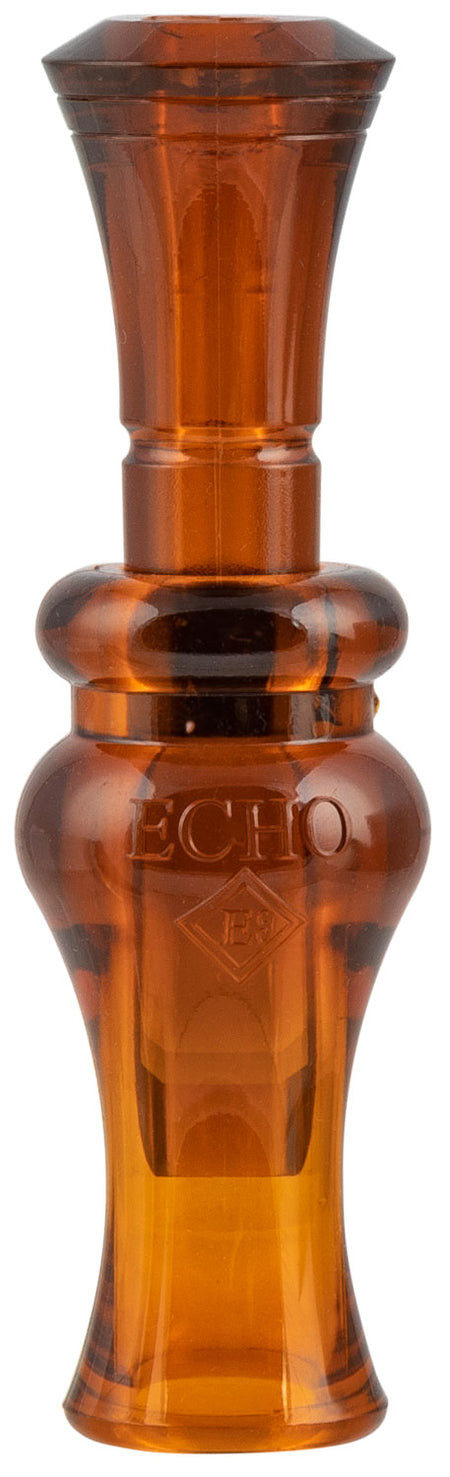 Echo Calls 77784 Trash Talker Double Reed Mallard Duck Call Brown Polycarbonate