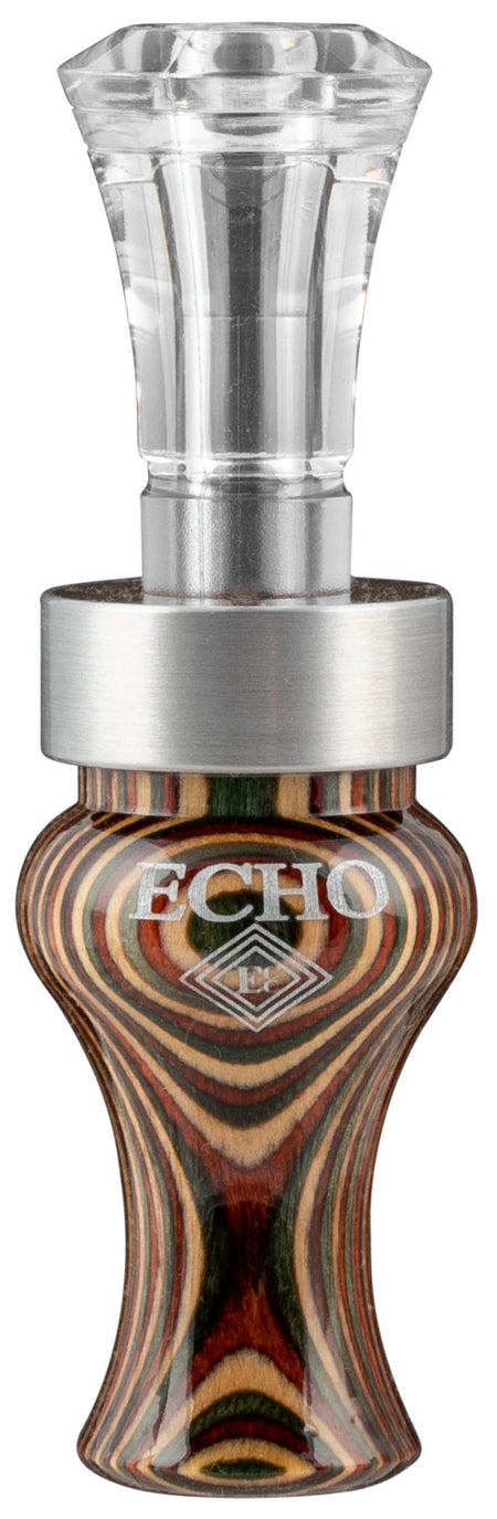 Echo Calls 77754 Timber Double Reed Mallard Duck Call Multi-Color DiamondWood