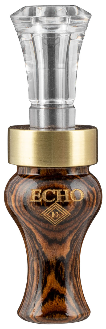 Echo Calls 90016 Timber Double Reed Mallard Duck Call Brown Bocote Timber