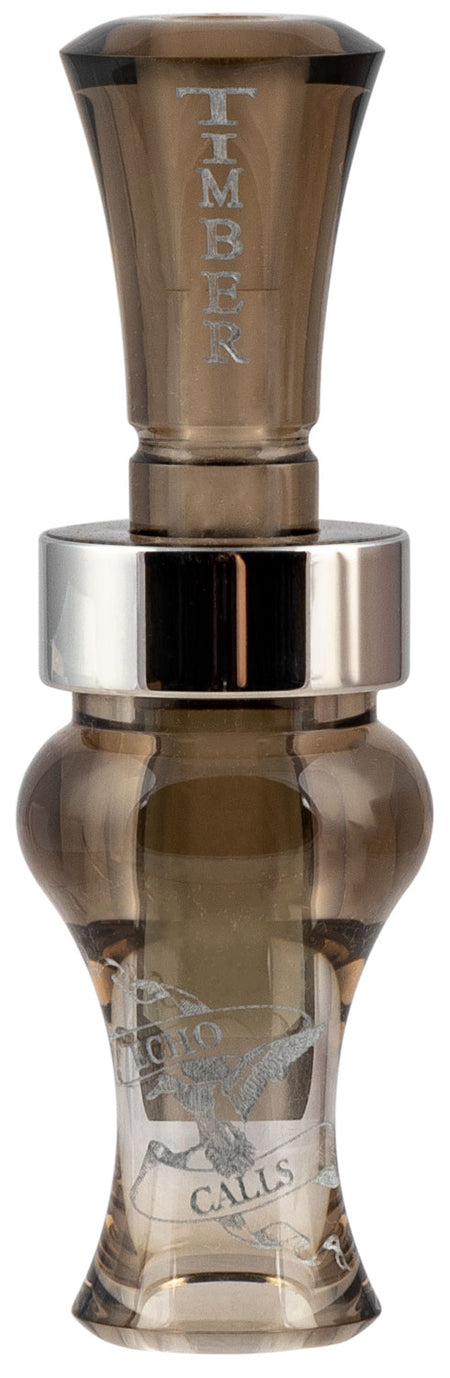 Echo Calls 77730 Timber Single Reed Mallard Hen Duck Call Smoke Gray Acrylic