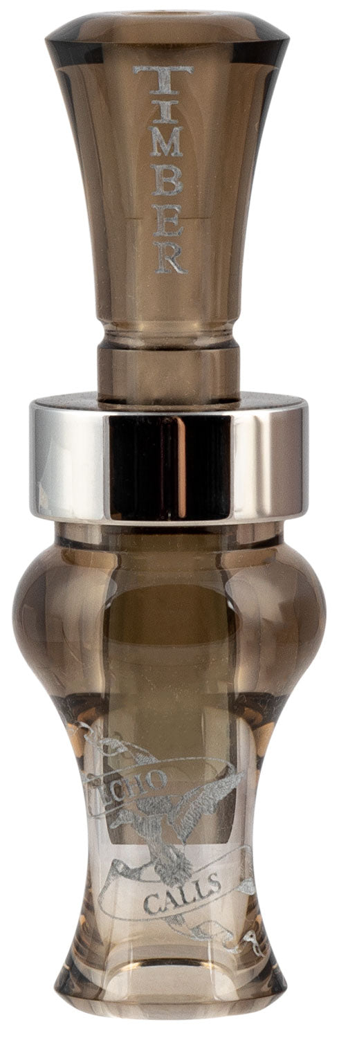Echo Calls 77730 Timber Single Reed Mallard Hen Duck Call Smoke Gray Acrylic