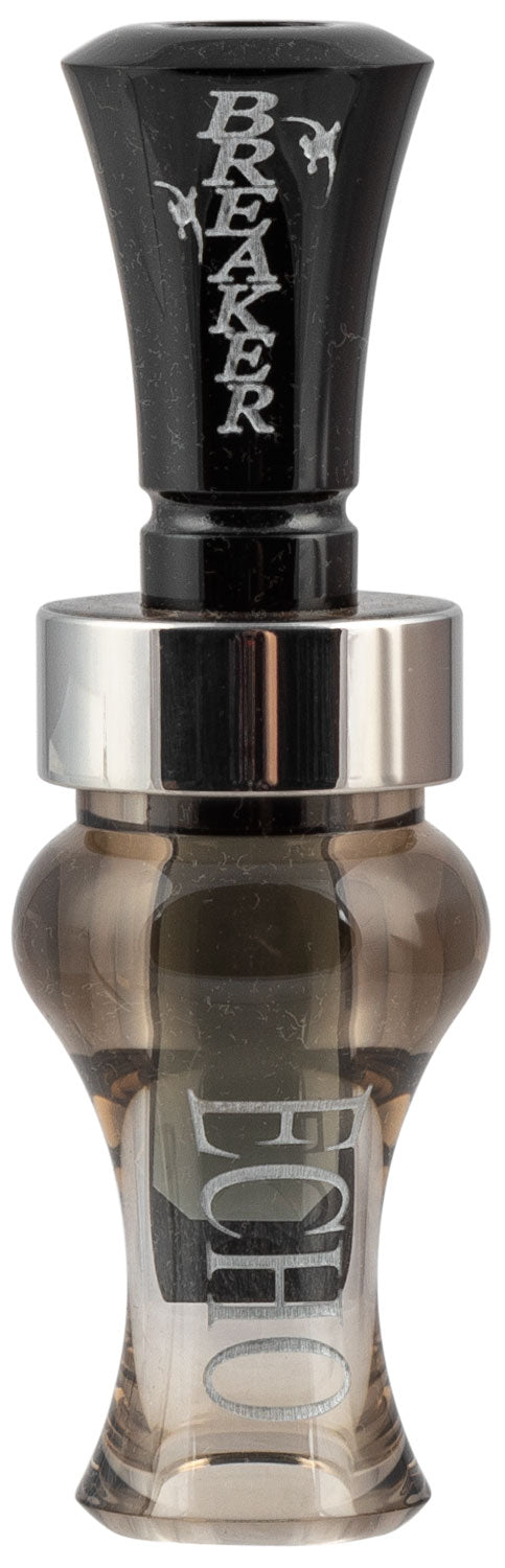 Echo Calls 78908 Breaker Single Reed Duck Call - Smoke Acrylic