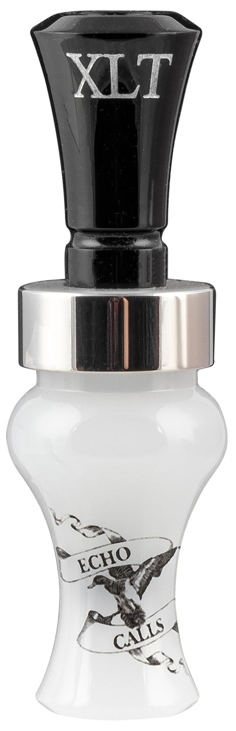 Echo Calls 79005 XLT Single Reed Duck Call - Black/Pearl Acrylic