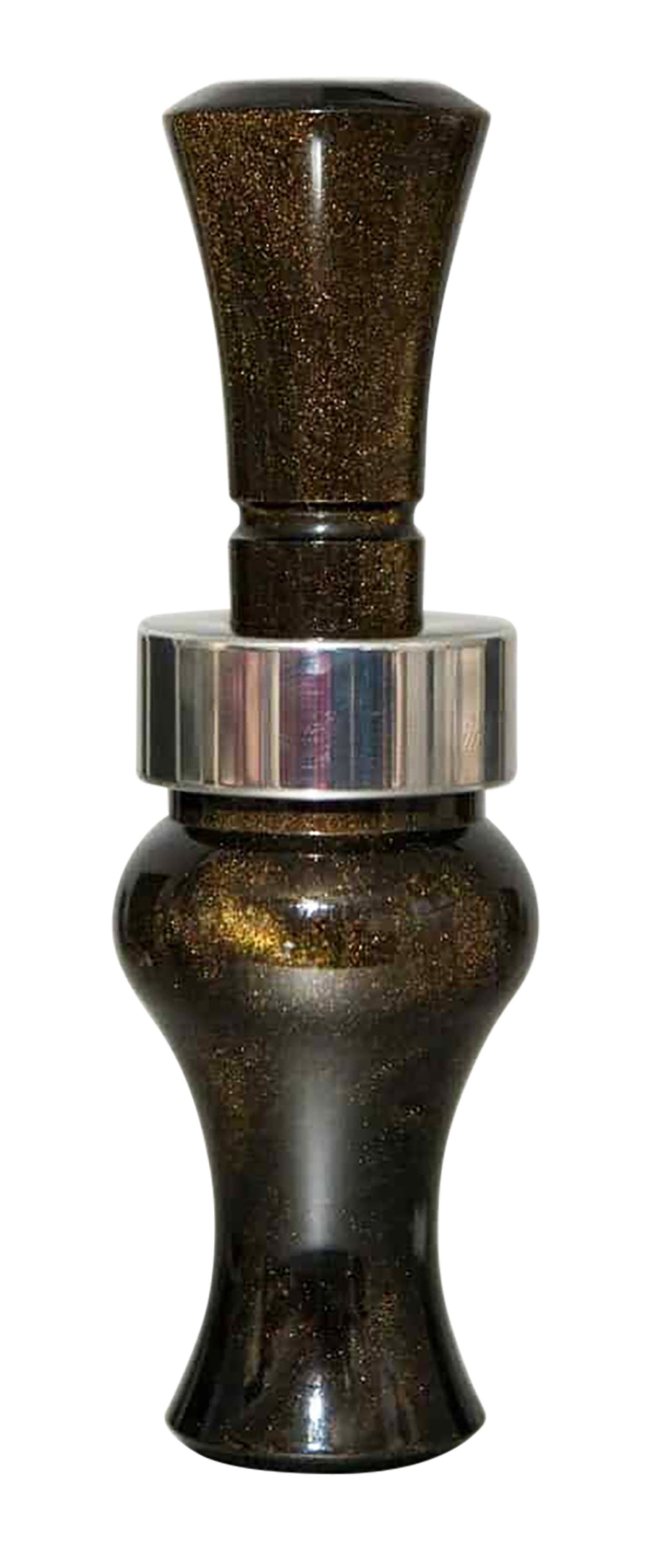Echo Calls 78905 Meat Hanger Double Reed Duck Call - Black Gold Pearl Acrylic
