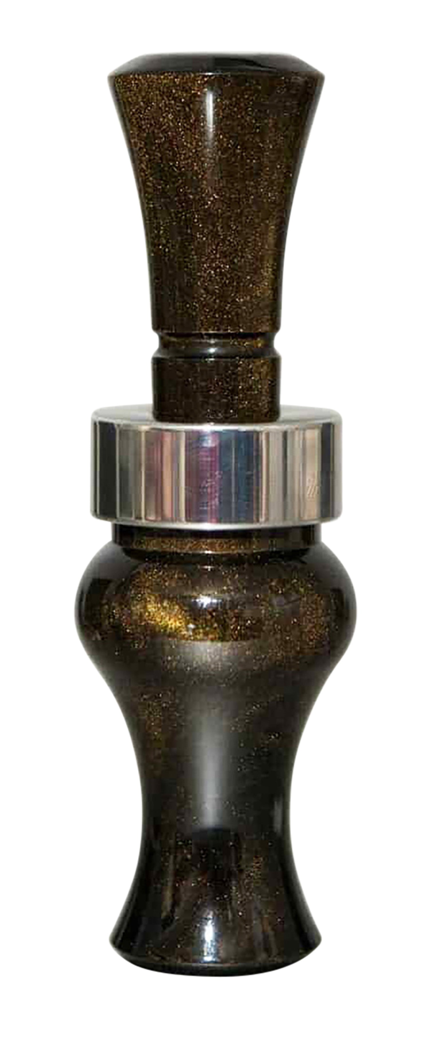 Echo Calls 78905 Meat Hanger Double Reed Duck Call - Black Gold Pearl Acrylic