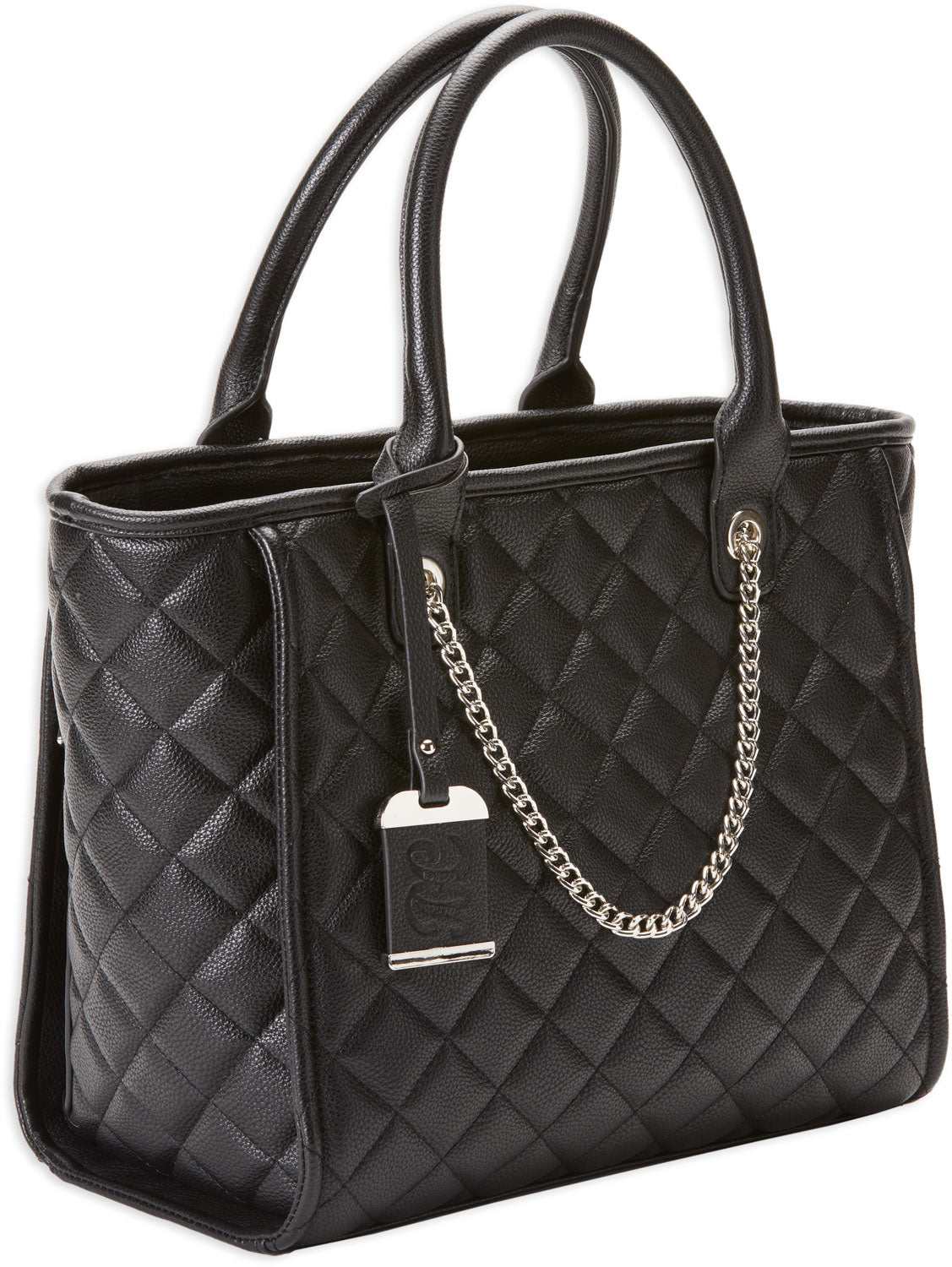 Bulldog BDP058 Quilted Tote Concealed Carry Purse with Holster Black Nylon for Small Pistols and Revolvers