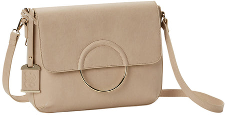 Bulldog BDP071 Hobo Crossbody Concealed Carry Purse with Holster Blush PU Leather for Small Pistols and Revolvers