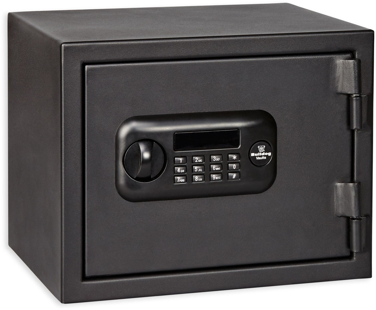 Bulldog BD1090F Digital Fire Safe Vault Keypad & Key Entry Black Steel 12" x 15" x 12"
