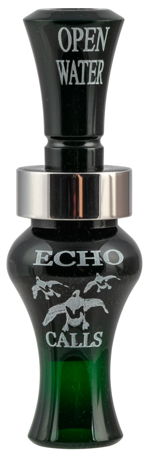 Echo Calls 77764 Open Water Single Reed Duck Call - Dark Green Acrylic