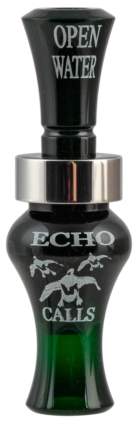 Echo Calls 77764 Open Water Single Reed Duck Call - Dark Green Acrylic