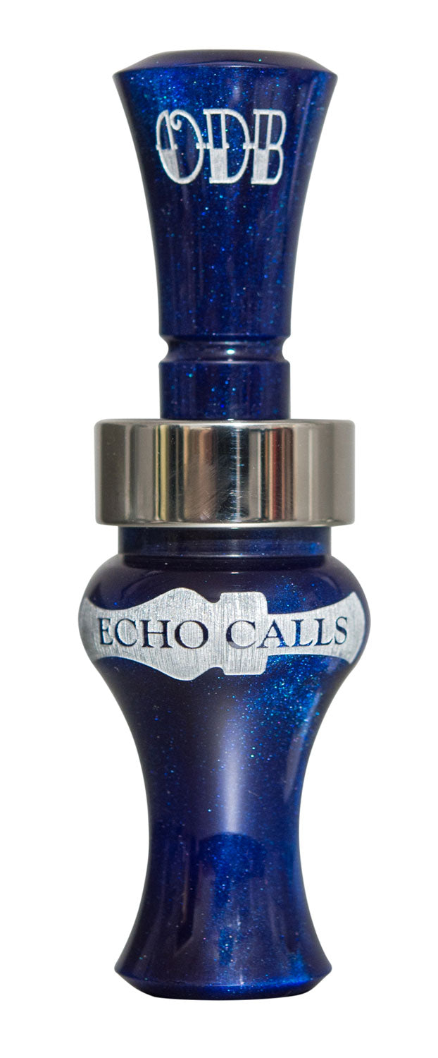 Echo Calls 88003 Old Dirty Breaker Single Reed Duck Call - Blue Pearl Acrylic