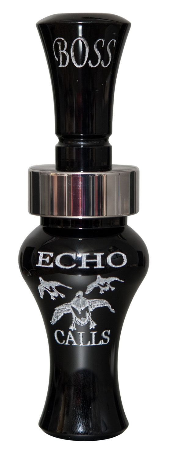 Echo Calls 80002 Boss Single Reed Competition Duck Call - Black Acrylic
