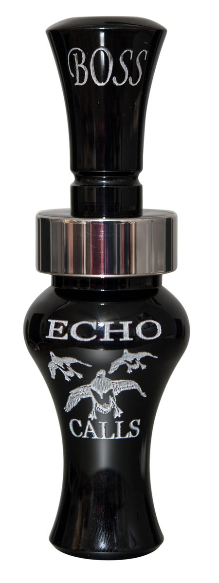 Echo Calls 80002 Boss Single Reed Competition Duck Call - Black Acrylic