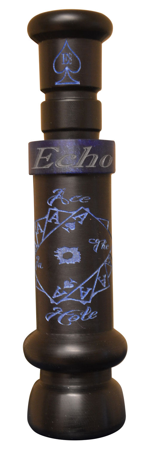 Echo Calls 90022 Ace in the Hole Single Reed Duck Call - Matte Black Acrylic