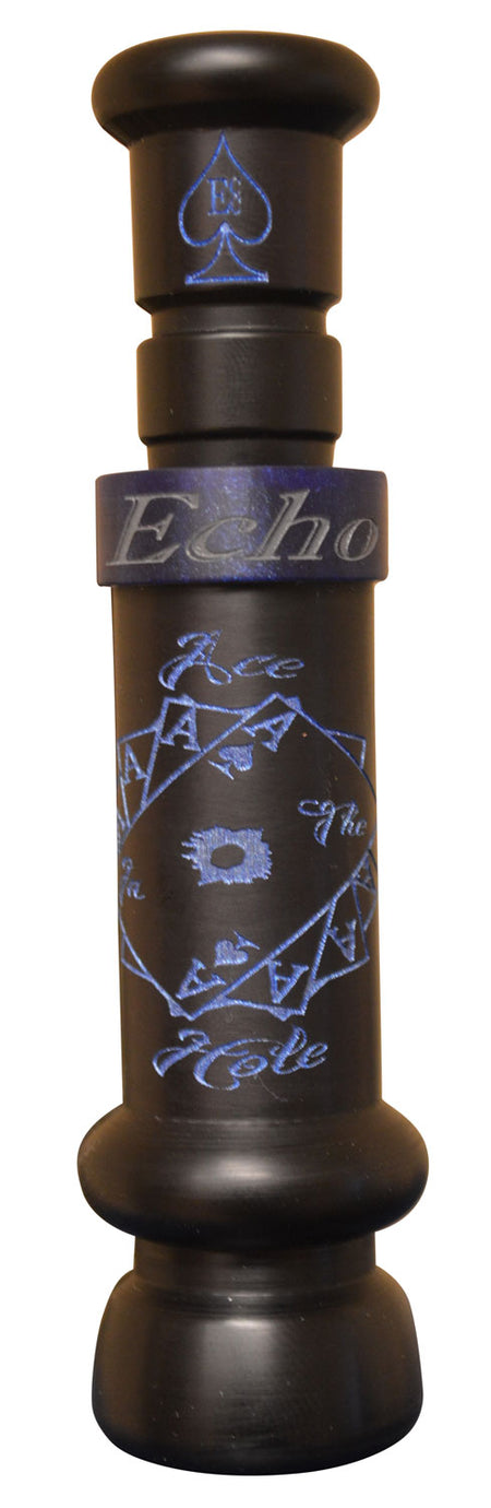Echo Calls 90022 Ace in the Hole Single Reed Duck Call - Matte Black Acrylic