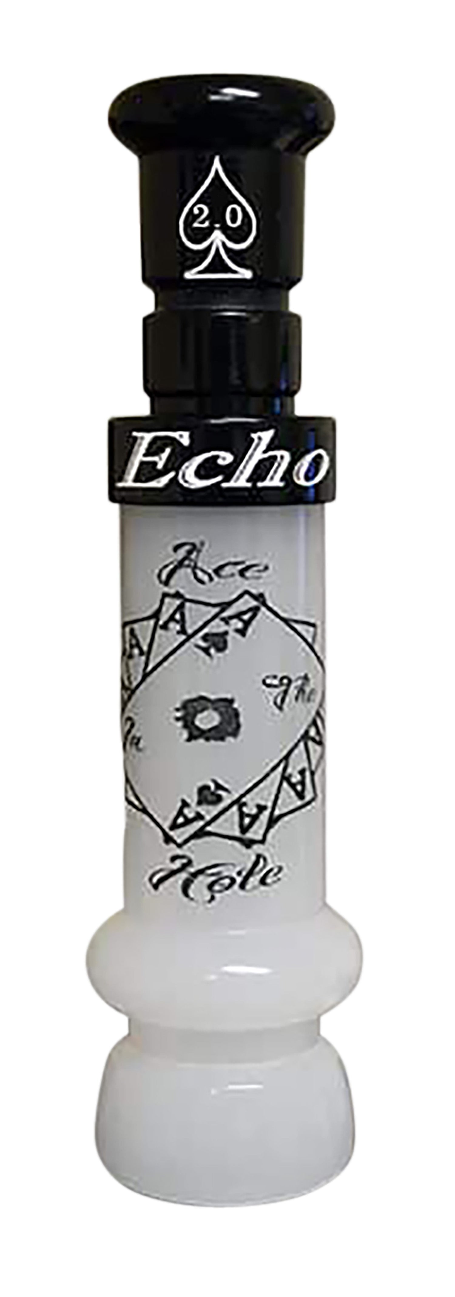 Echo Calls 90023 Ace in the Hole Single Reed Duck Call - Black/Pearl Acrylic