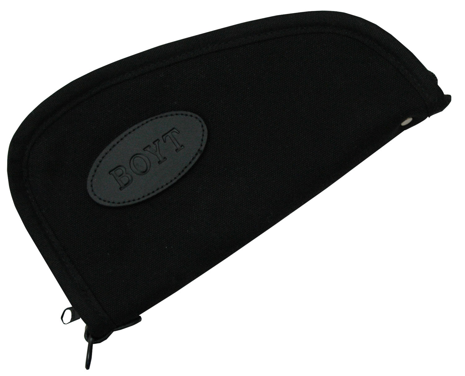Boyt Harness Heart-Shaped Pistol Rug 14" Black Waxed Canvas Handgun Case
