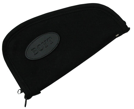 Boyt Harness Heart-Shaped Pistol Rug 14" Black Waxed Canvas Handgun Case