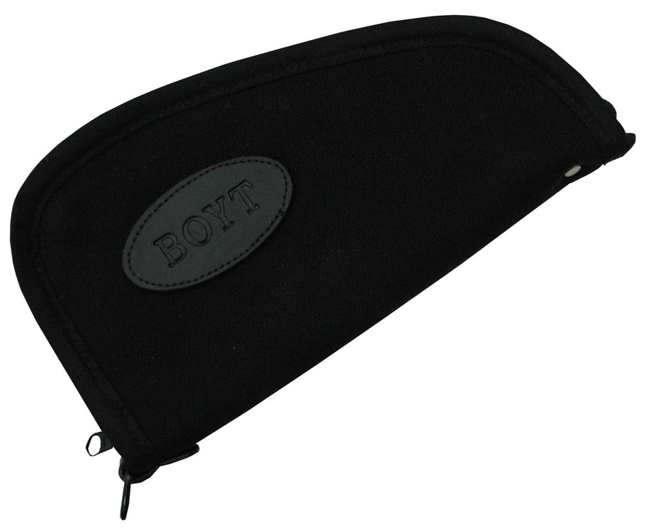 Boyt Harness Heart-Shaped Pistol Rug 14" Black Waxed Canvas Handgun Case