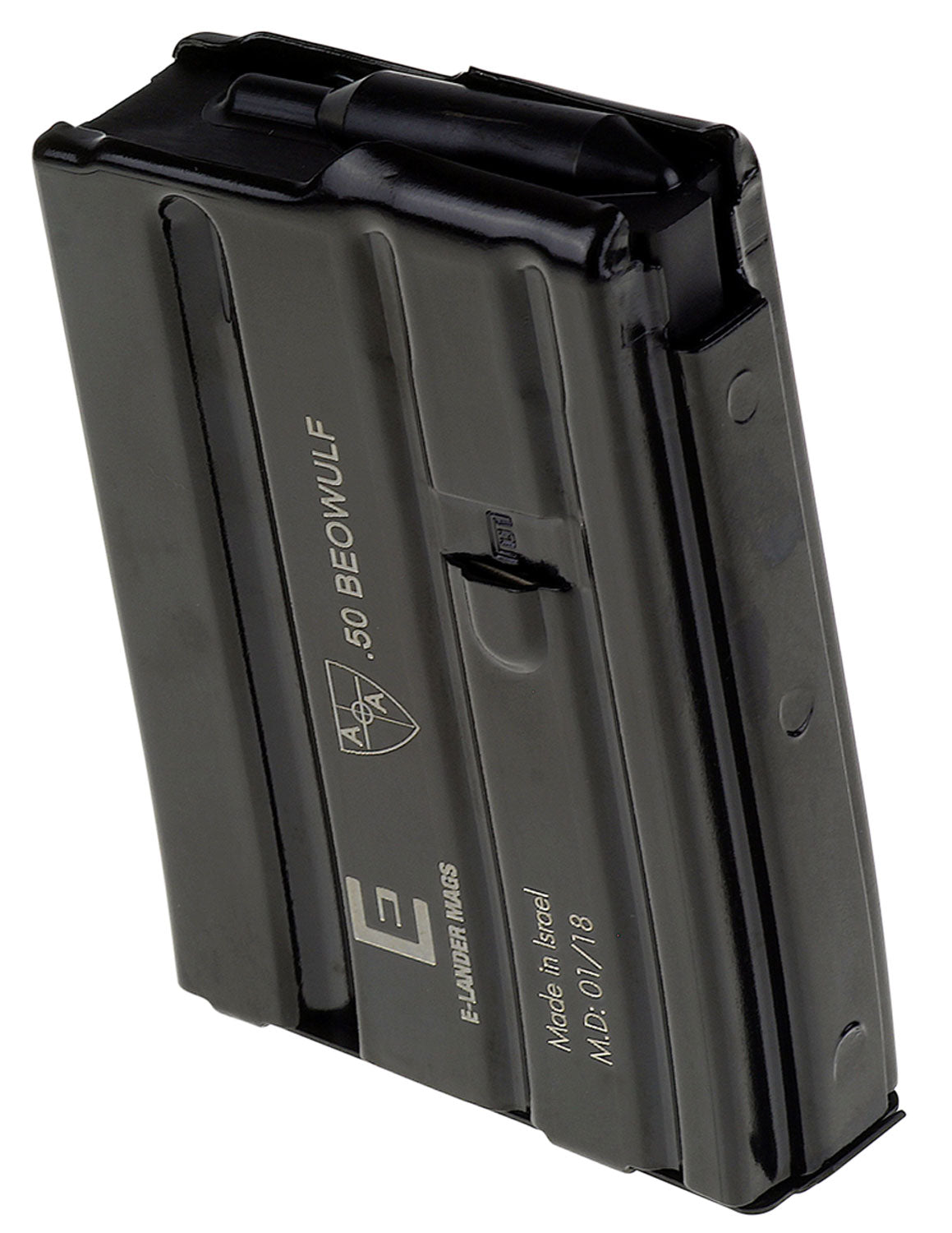 Alexander Arms MEB504 AR-15 4-Round .50 Beowulf Black Steel Rifle Magazine