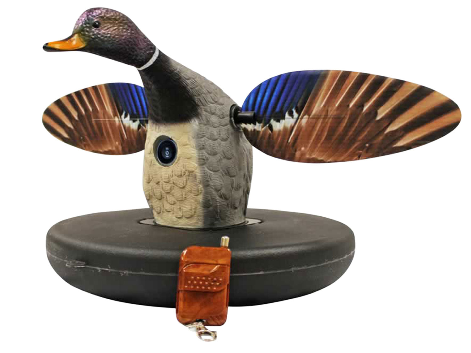 Mojo Outdoors Elite Series Drake Floater Mallard Duck Spinning Wing Decoy with Remote Control