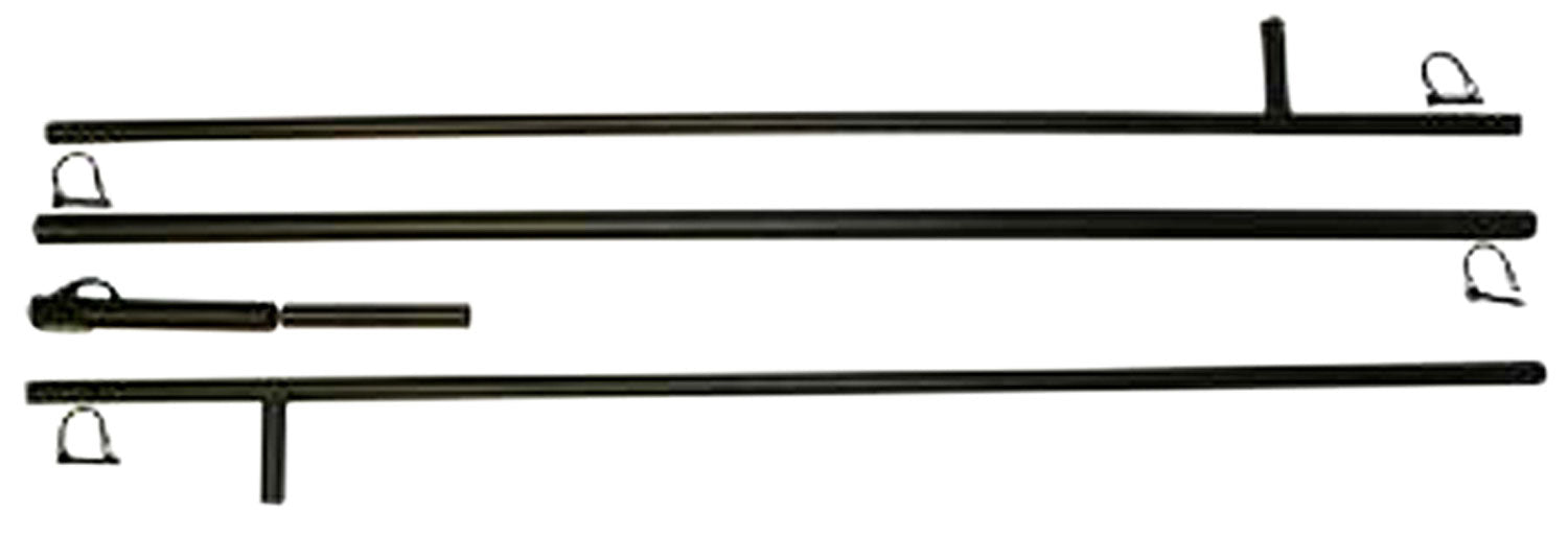 Mojo Outdoors HW2204 12-Foot 3-Section Extension Pole Black Metal