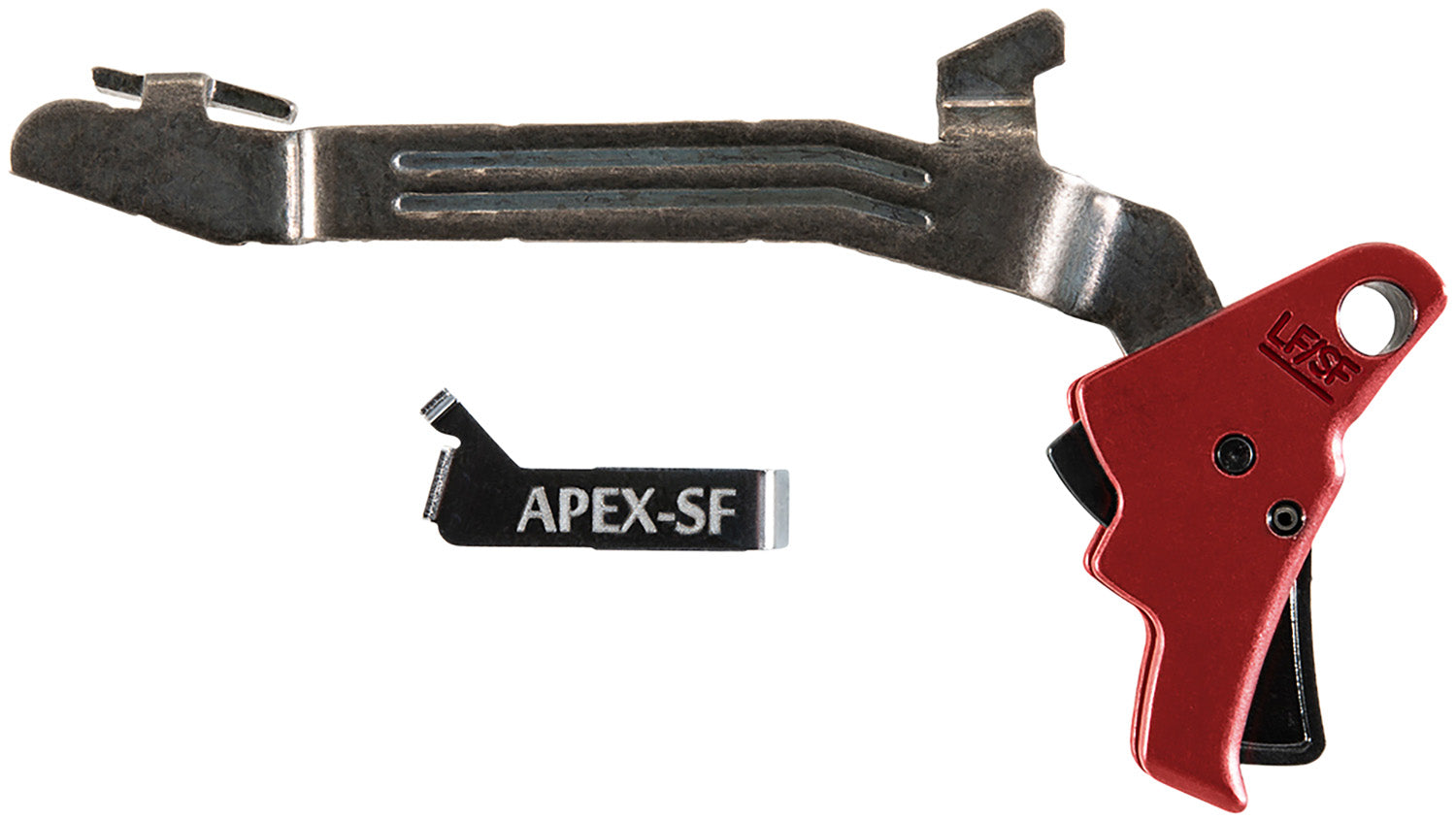 Apex Tactical 102157 Action Enhancement Drop-In Trigger Kit Black/Red for Glock 43/43X/48