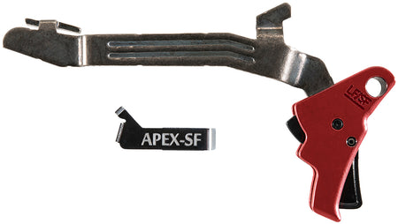 Apex Tactical 102157 Action Enhancement Drop-In Trigger Kit Black/Red for Glock 43/43X/48