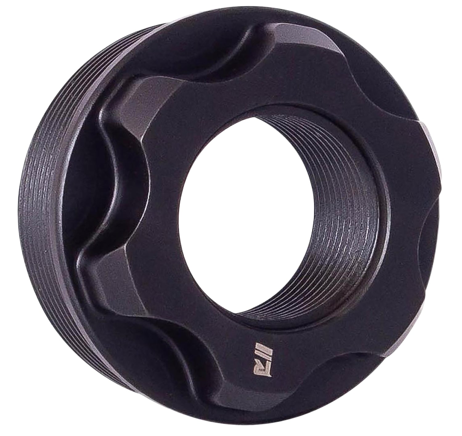 Rugged Suppressor OF004 Fixed Mount M18x1 TPI Black Suppressor Accessory