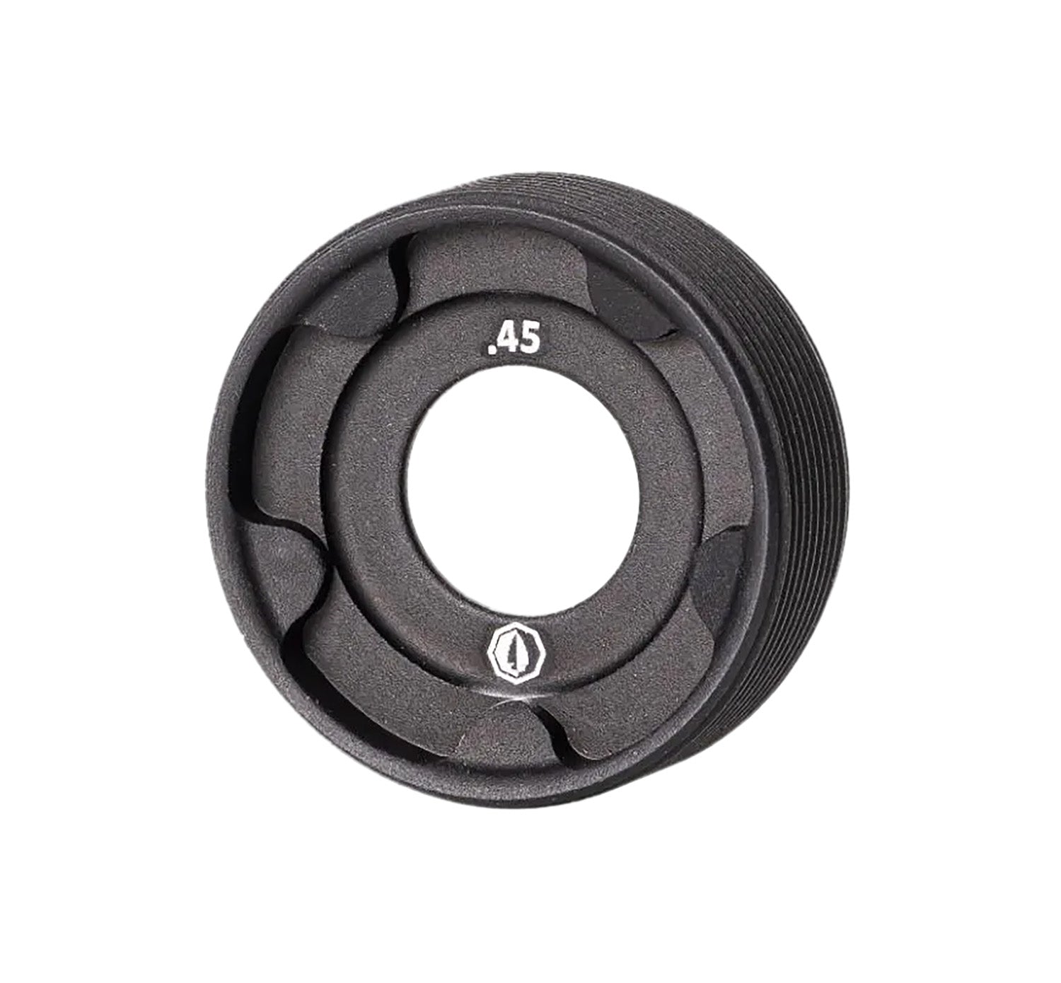 Rugged Suppressors FC004 Front Cap .45 ACP Black Suppressor Accessory