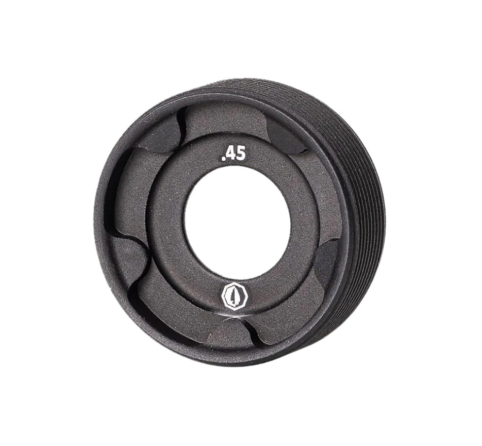 Rugged Suppressors FC004 Front Cap .45 ACP Black Suppressor Accessory