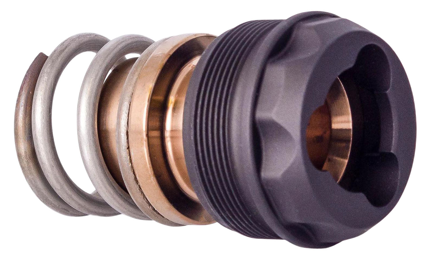 Rugged Suppressors OA001 3-Lug Mount 9mm Luger for Obsidian 45 and 9 Suppressors
