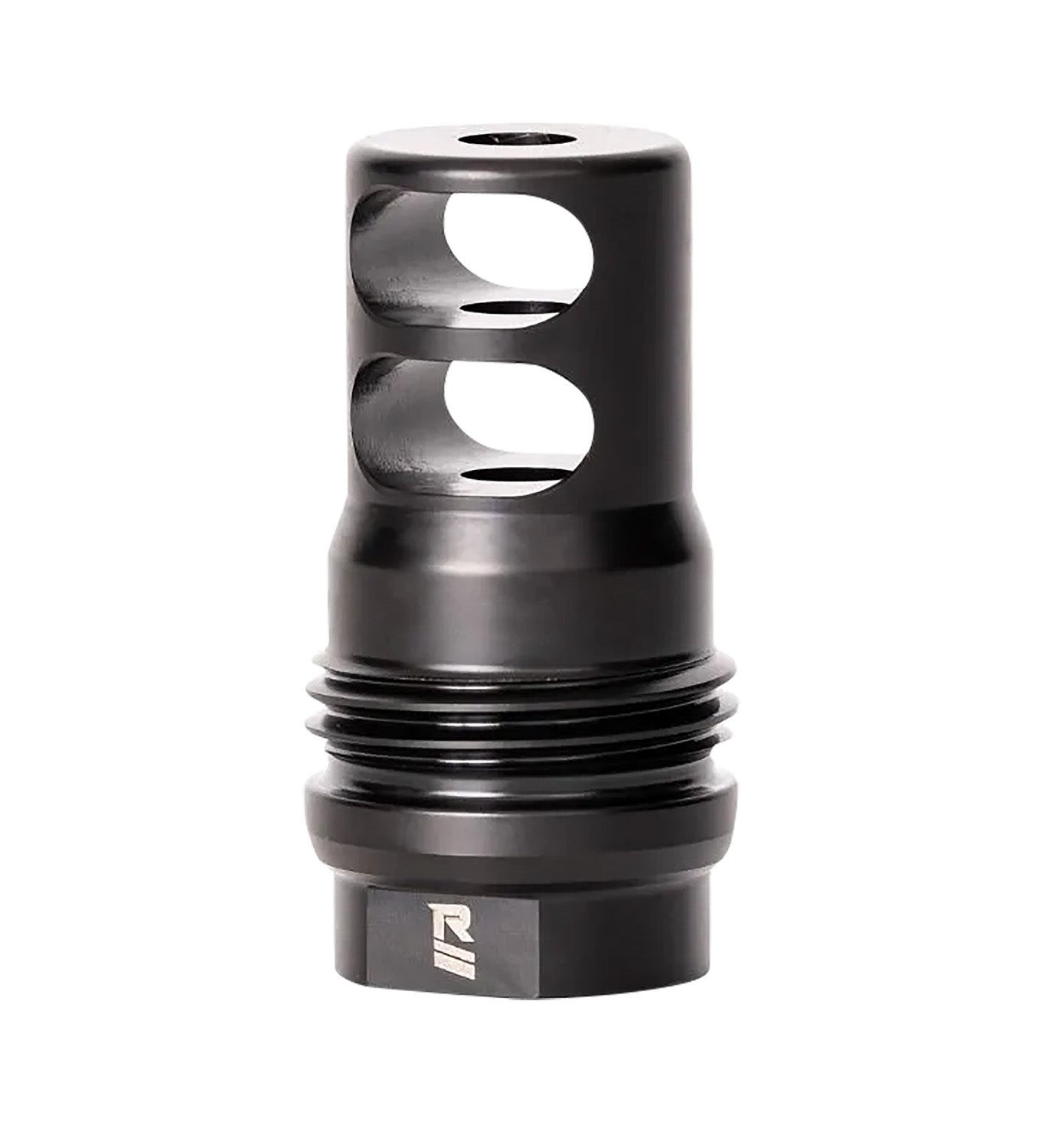 Rugged Suppressor MB010 2 Port Brake Black 1/2"-28 tpi 2.16" OAL 5.56x45mm NATO for Radiant762 Surge762 Razor762 Micro30