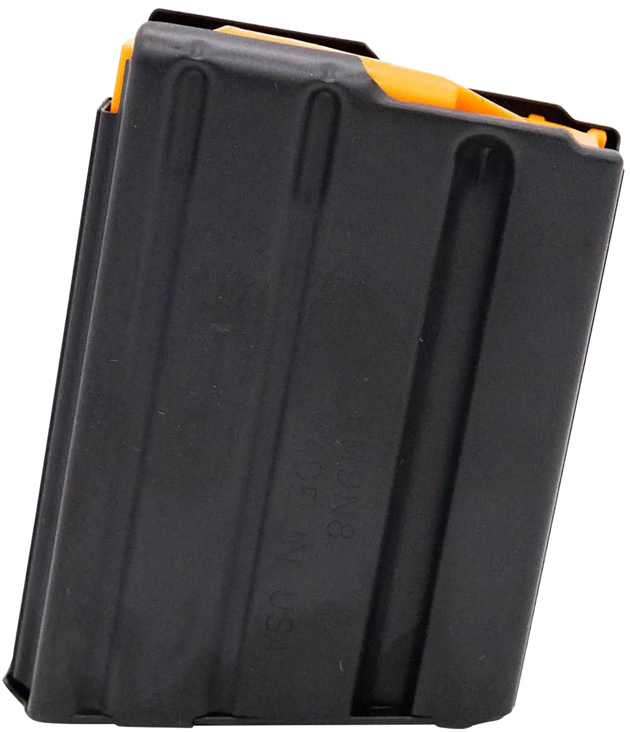 DuraMag SS 10-Round 223 Rem/300 Blackout/5.56 NATO AR-15 Magazine Black with Orange Follower
