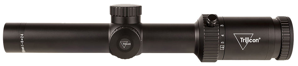 Trijicon 2900021 Credo HX 1-6x24mm 30mm Tube Satin Black LED Illuminated Red MOA Segmented Circle Reticle