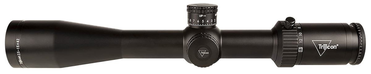 Trijicon 2900033 Credo HX 2.5-15x42mm 30mm Tube Satin Black LED Illuminated Red MOA Center Dot Reticle