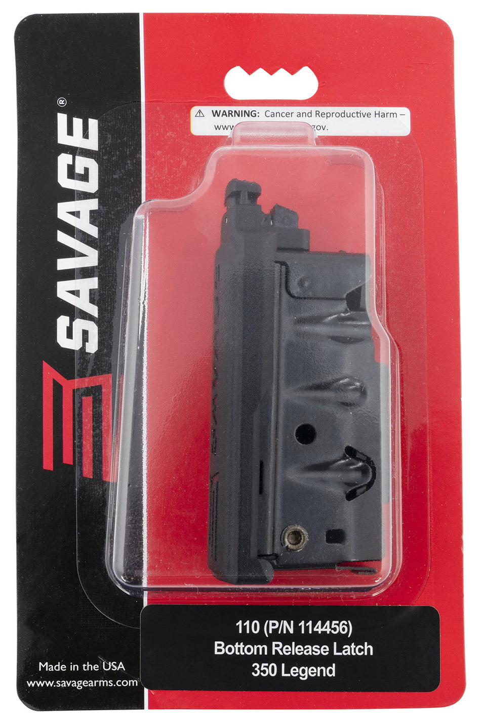 Savage Arms 55236 Axis 4-Round Blued Detachable Magazine 350 Legend for Axis/Apex/10/11/16