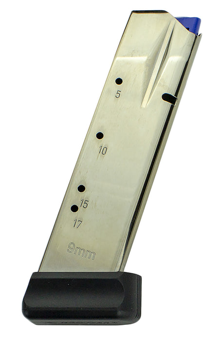 CZ-USA 11161 CZ 75 SP-01/Shadow 2 19rd 9mm Luger Nickel Steel Magazine