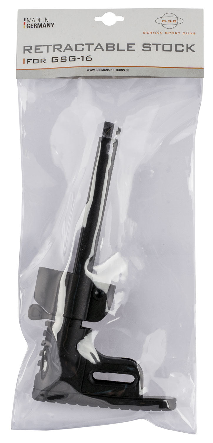 GSG OEM Retractable Stock Black Synthetic with Storage Compartment for GSG-16