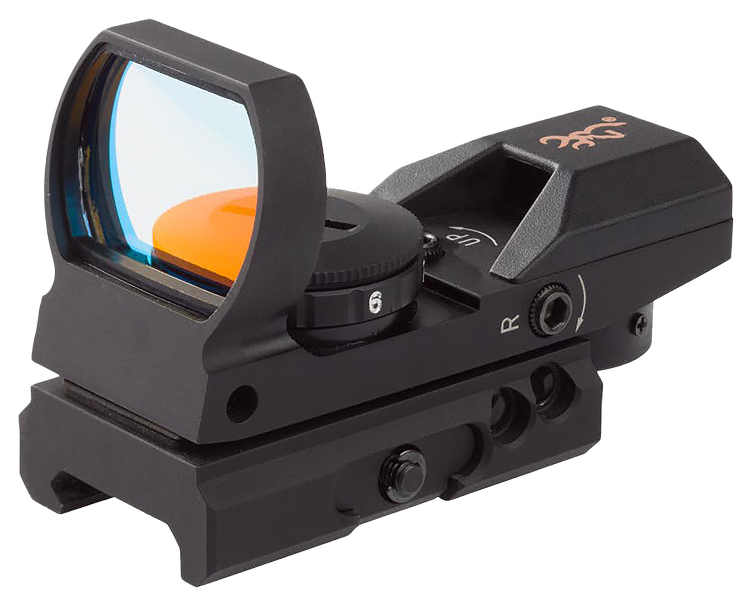 Browning Buck Mark Reflex Sight Black 1x 3 MOA Red Dot Multi-Reticle Rimfire