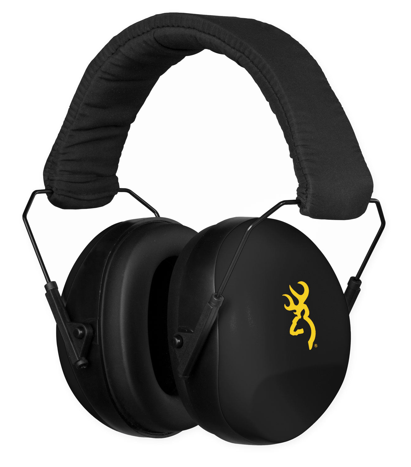 Browning Buck Mark II Hearing Protector Earmuff 27 dB NRR Over-the-Head Black Adult