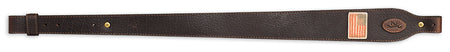Browning Freedom Dark Brown Leather Adjustable Rifle Sling - Made in USA
