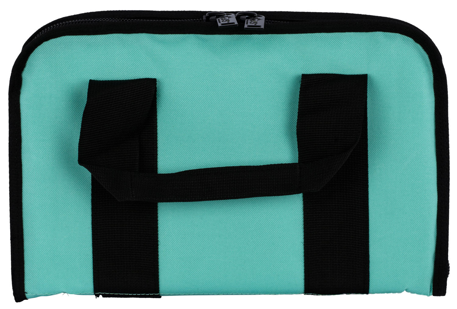 US PeaceKeeper P21122 Attache Handgun Case Robin's Egg Blue 600D Polyester