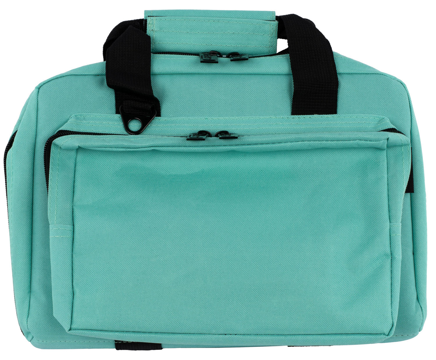 US PeaceKeeper P21102 Mini Range Bag Robin's Egg Blue 600D Polyester 8 Mag Pockets Lockable