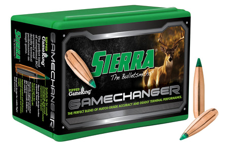 Sierra 4110 6mm 100gr Tipped GameKing Reloading Bullets 100/Box