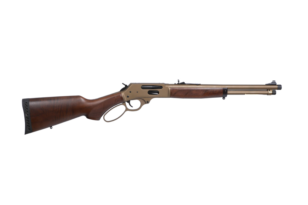 Henry H009XCW3030 Explorer Carbine 30-30 Win 4+1 16.50" Burnt Bronze Cerakote Threaded Barrel, Burnt Bronze Cerakote Steel Drilled & Tapped Receiver, American Walnut Fixed w/Pistol Grip Stock