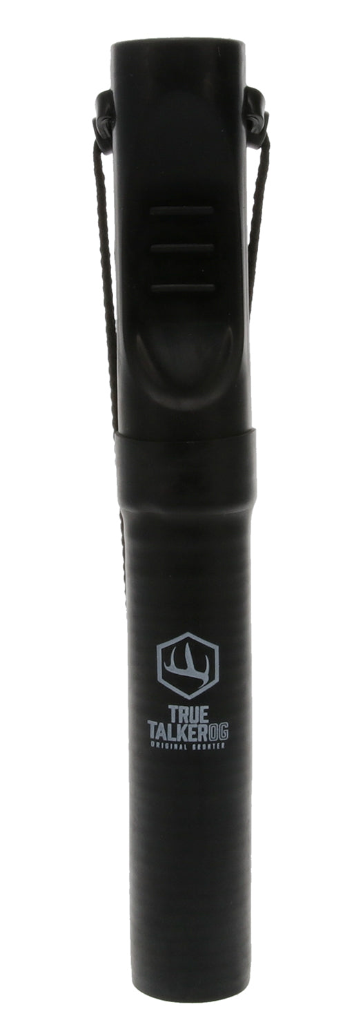 Hunters Specialties 100145 True Talker OG Open Deer Call Five Vocalizations Mature Buck Grunt Doe Bleat Black Rubber
