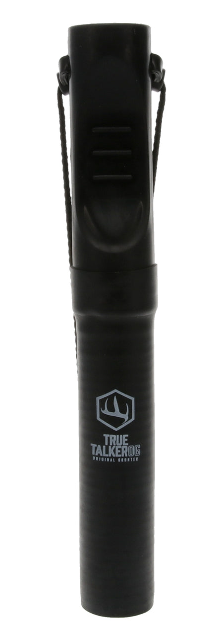 Hunters Specialties 100145 True Talker OG Open Deer Call Five Vocalizations Mature Buck Grunt Doe Bleat Black Rubber