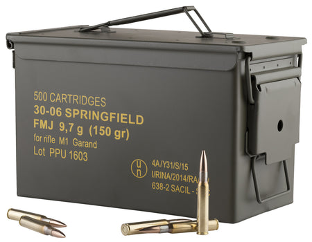 Prvi Partizan PP3006GMC  Full Metal Jacket FMJ 150 Grain .30-06 Springfield