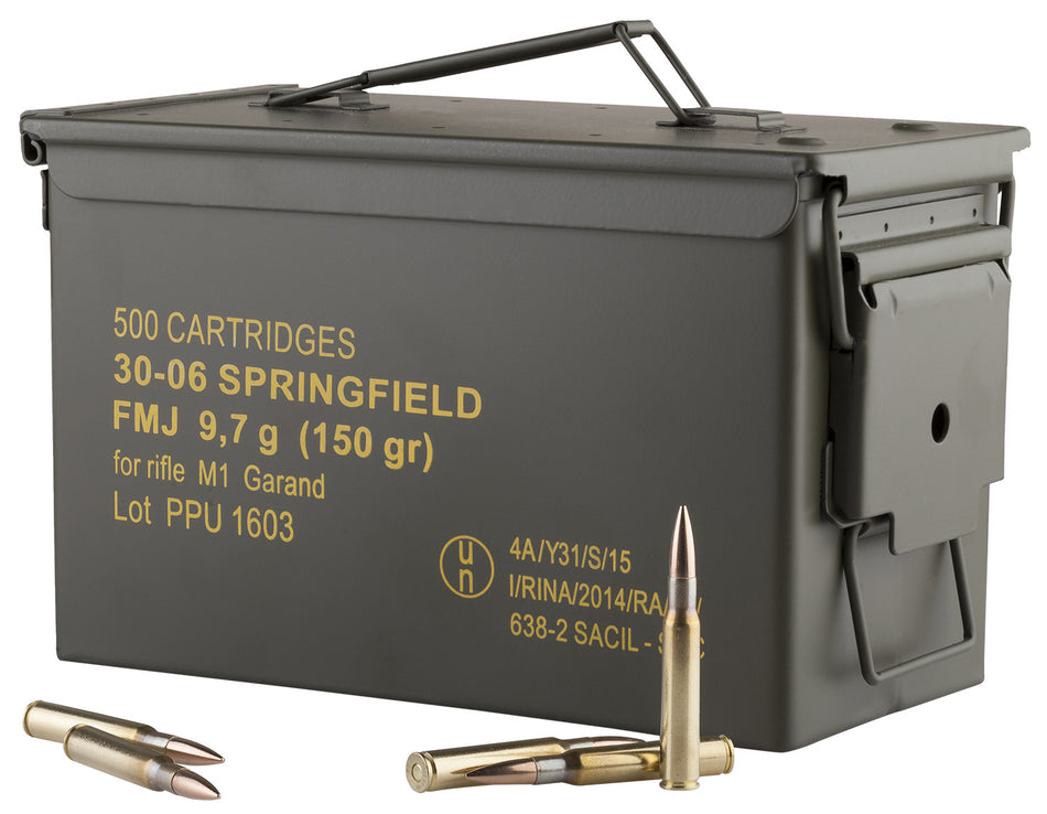 Prvi Partizan PP3006GMC  Full Metal Jacket FMJ 150 Grain .30-06 Springfield